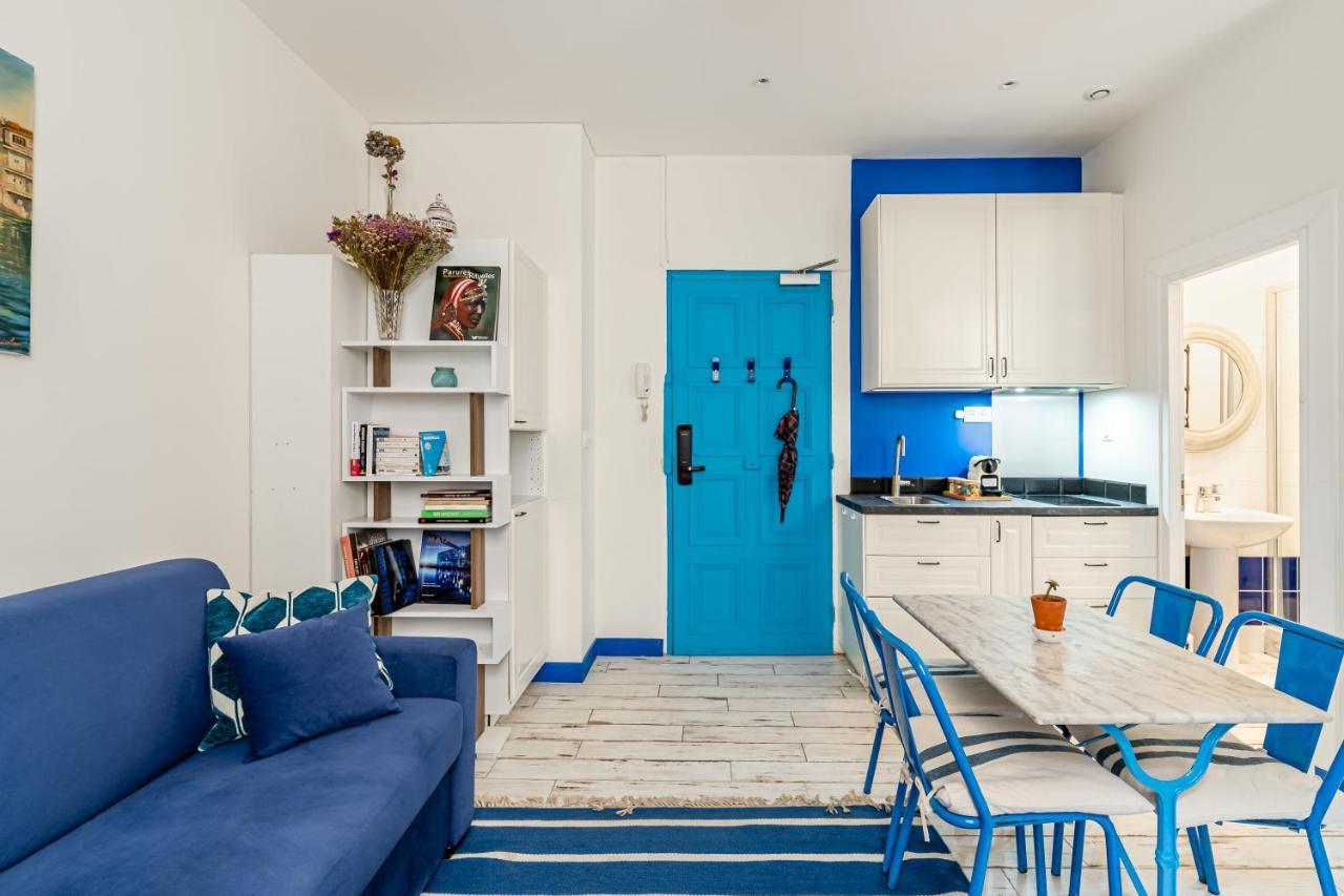Studio Bleu 29M2, 120M Vieux-Port , Clim ,Wifi, Acces Autonome Avec Code Marseille Luaran gambar