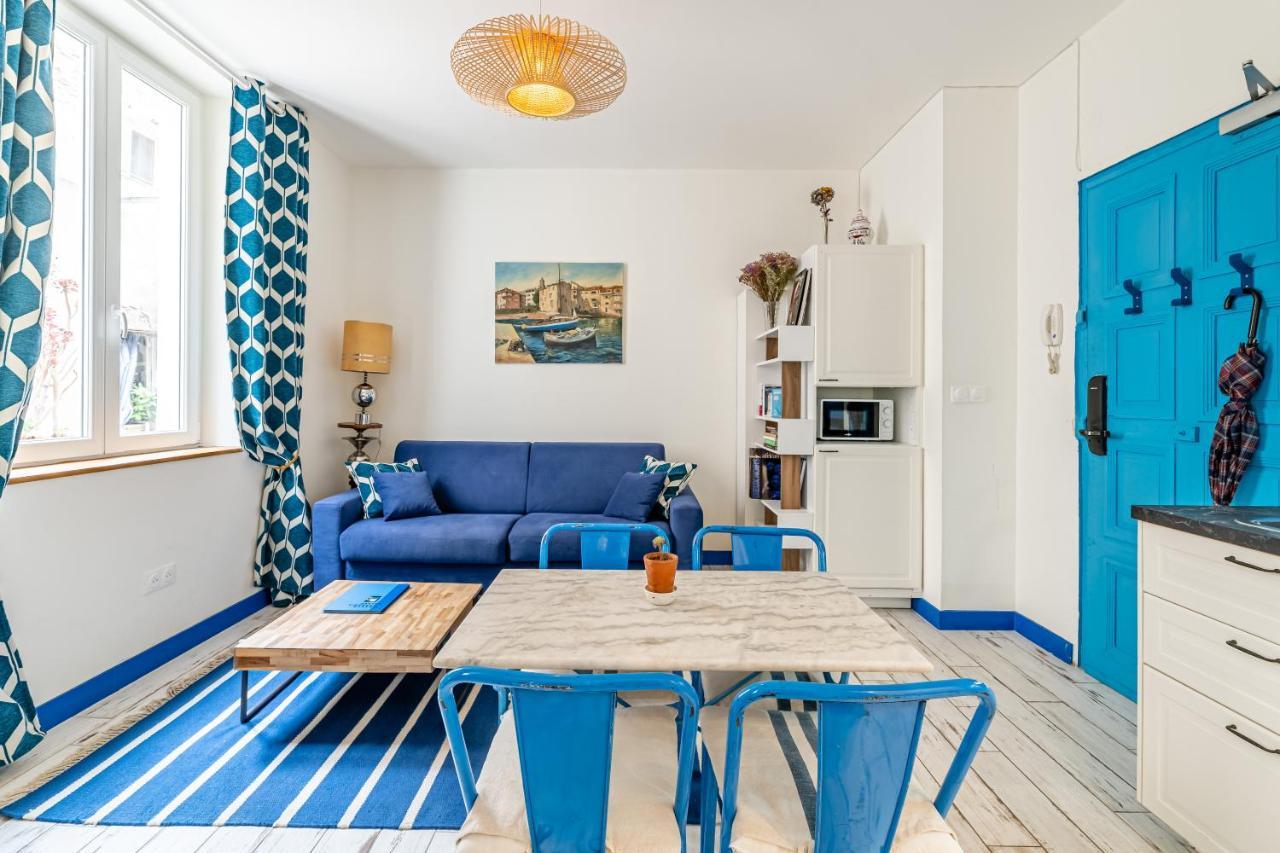 Studio Bleu 29M2, 120M Vieux-Port , Clim ,Wifi, Acces Autonome Avec Code Marseille Luaran gambar